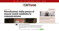 Desktop Screenshot of ilcarinese.it